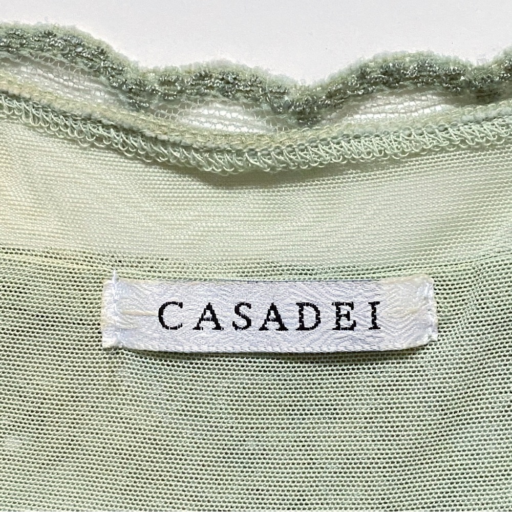 VINTAGE CASADEI BETTY BOOP SLEEVELESS MINI DRESS green blue gold - Picture 11 of 13